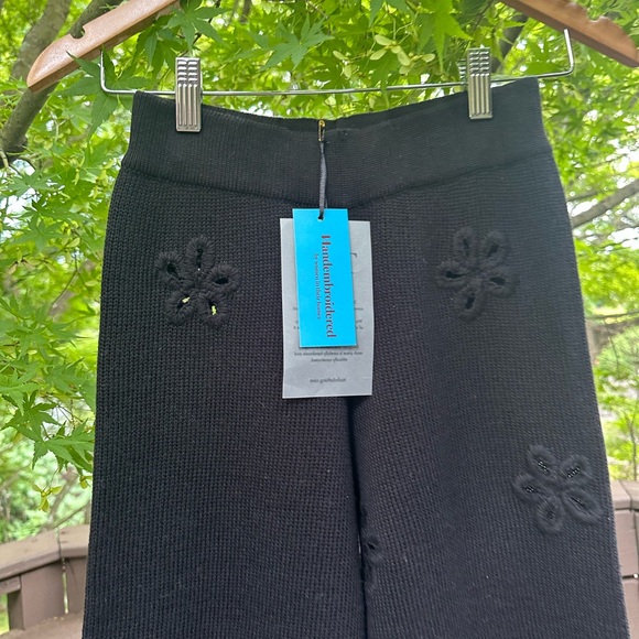 Tach Clothing Lila Pant Knit Floral Cut Outs - Picture 14 of 15